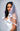 White Satin Trimmed White Veil